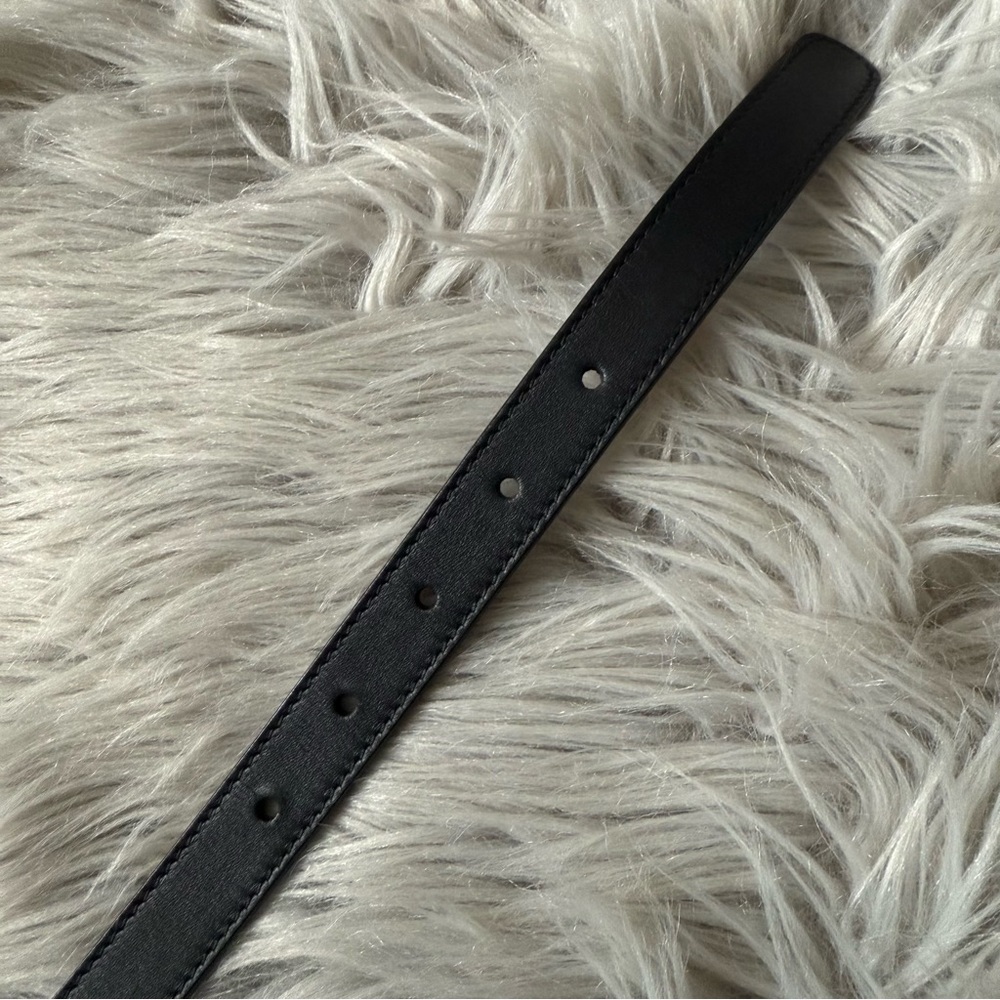 GUCCI Authentic Marmont Double G Thin Belt with Pearls Size 85 34 - Picture 5 of 14